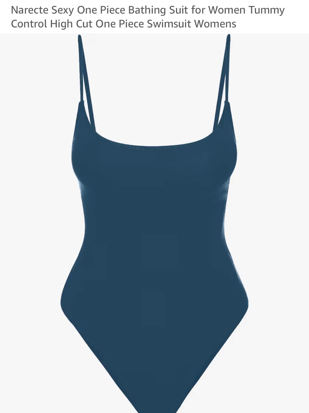 Amazon Teal One-Piece Swimsuit
